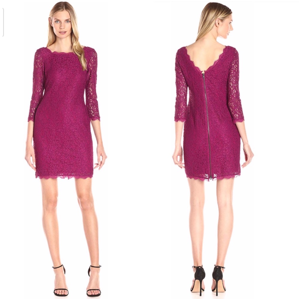 ADRIANNA PAPELL SHEATH LACE